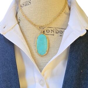 Kendra Scott - Turquoise Long Pendant Necklace